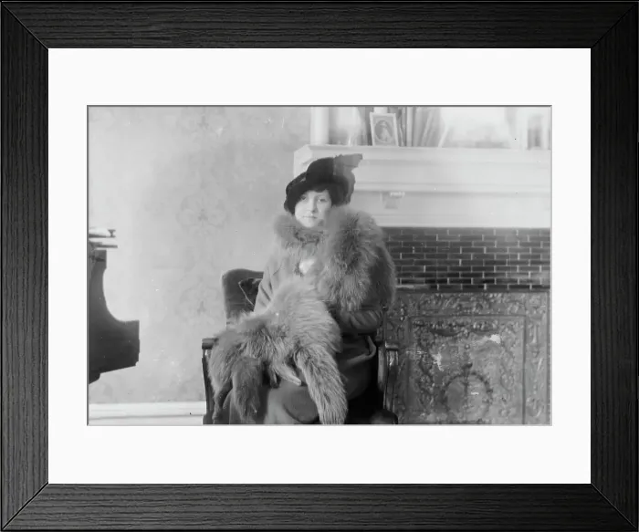 Framed Print : Mrs. J.L. DeSaulles, between c1910 and c1915. Creator: Bain News Service Framed Print : Mrs. J.L. DeSaulles, between c1910 and c1915. Creator: Bain News Service