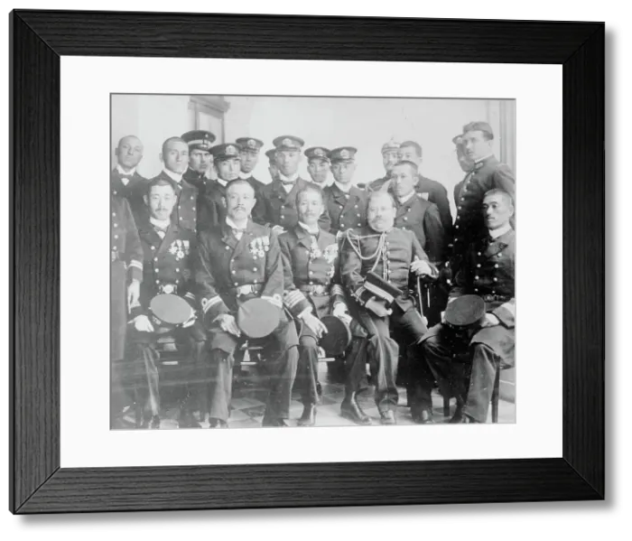 Framed Print : Japanese in Mexico, between c1910 and c1915. Creator: Bain News Service Framed Print : Japanese in Mexico, between c1910 and c1915. Creator: Bain News Service