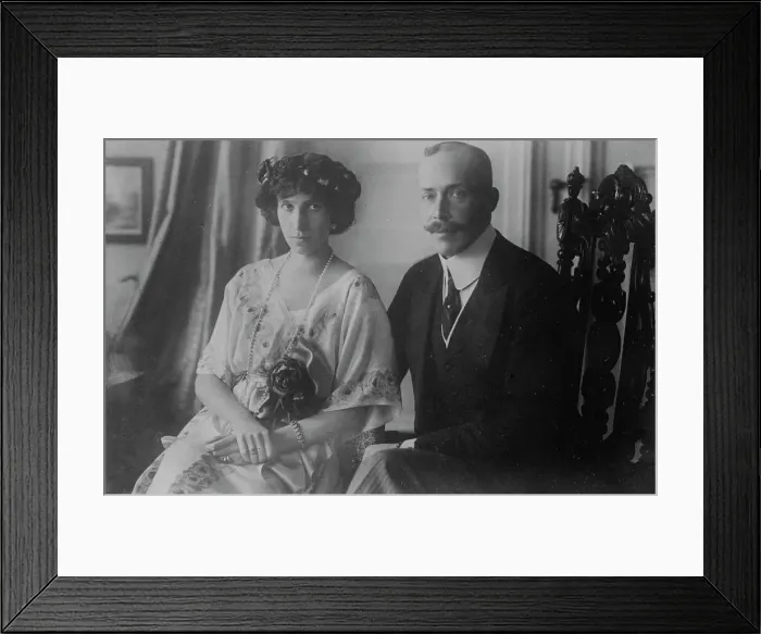 Framed Print : Prince and Princess of Albania, between c1910 and c1915. Creator: Bain News Service Framed Print : Prince and Princess of Albania, between c1910 and c1915. Creator: Bain News Service