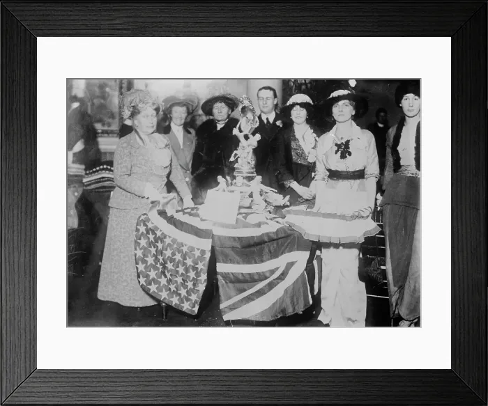 Framed Print : London -- Women's Patriotic Aerial League, between c1910 and c1915. Creator: Bain News Service Framed Print : London -- Women's Patriotic Aerial League, between c1910 and c1915. Creator: Bain News Service