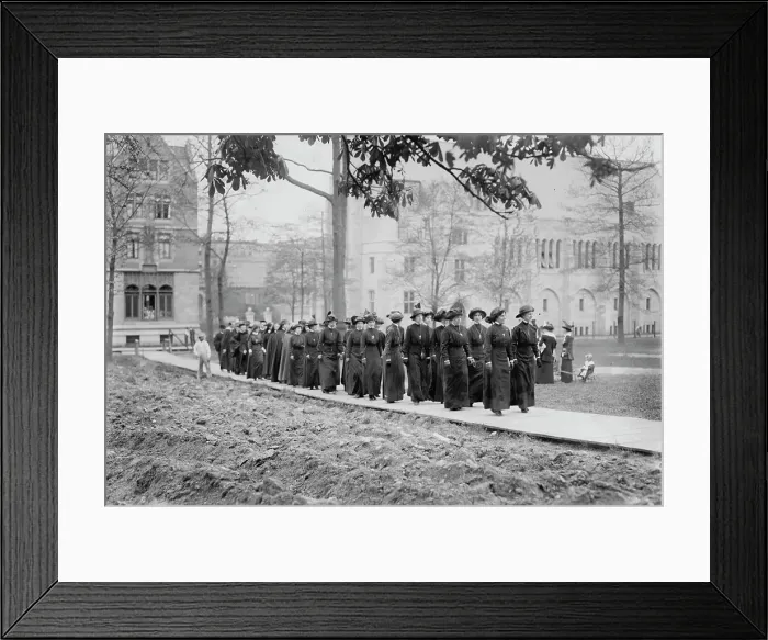 Framed Print : Procession of Deaconesses and Candidates, Cathedral, 1914. Creator: Bain News Service Framed Print : Procession of Deaconesses and Candidates, Cathedral, 1914. Creator: Bain News Service