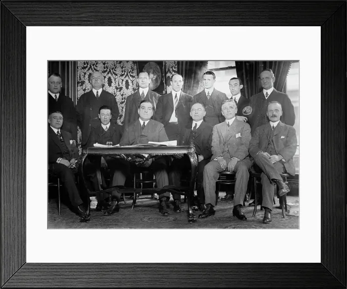 Framed Print : International League Meeting, 1914. Creator: Bain News Service Framed Print : International League Meeting, 1914. Creator: Bain News Service
