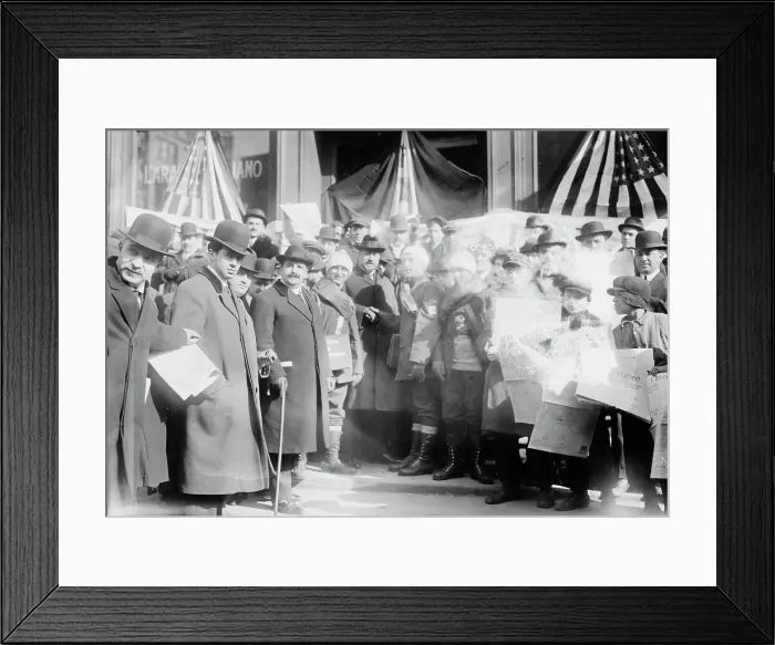 Framed Print : N.Y. -- Frisco walkers, between c1910 and c1915. Creator: Bain News Service Framed Print : N.Y. -- Frisco walkers, between c1910 and c1915. Creator: Bain News Service