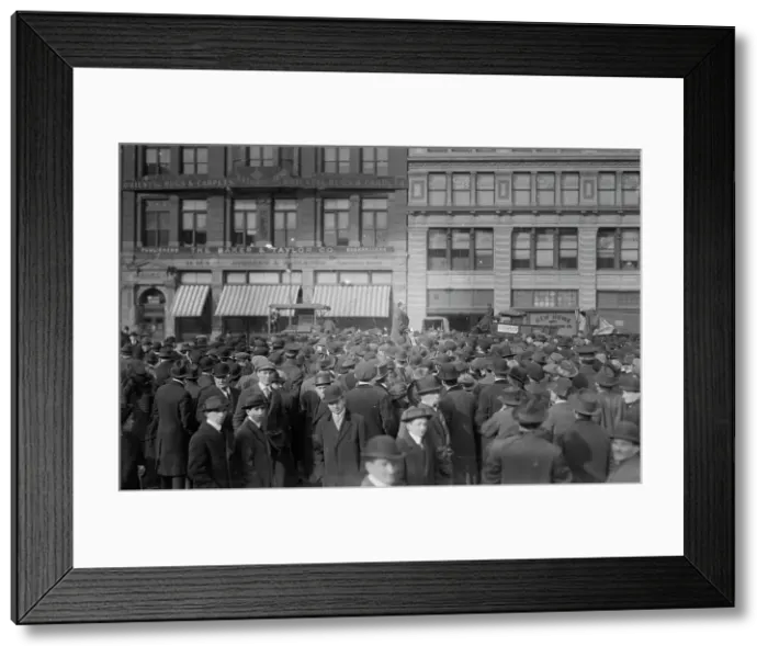 Framed Print : Anarchists, Union Sq. 1914. Creator: Bain News Service Framed Print : Anarchists, Union Sq. 1914. Creator: Bain News Service