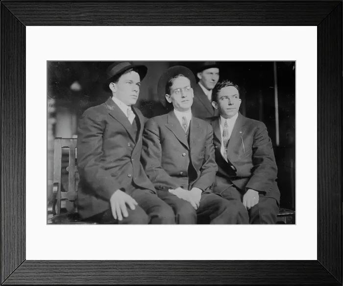 Framed Print : S.T. Pritchett -- R.L. Etheridge -- Oscar Perkins, between c1914 and c1915. Creator: Bain News Service Framed Print : S.T. Pritchett -- R.L. Etheridge -- Oscar Perkins, between c1914 and c1915. Creator: Bain News Service