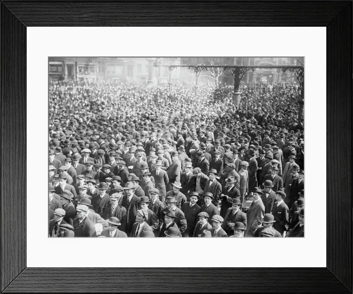 Framed Print : I.W.W. Meeting -- Union Sq. 1914. Creator: Bain News Service