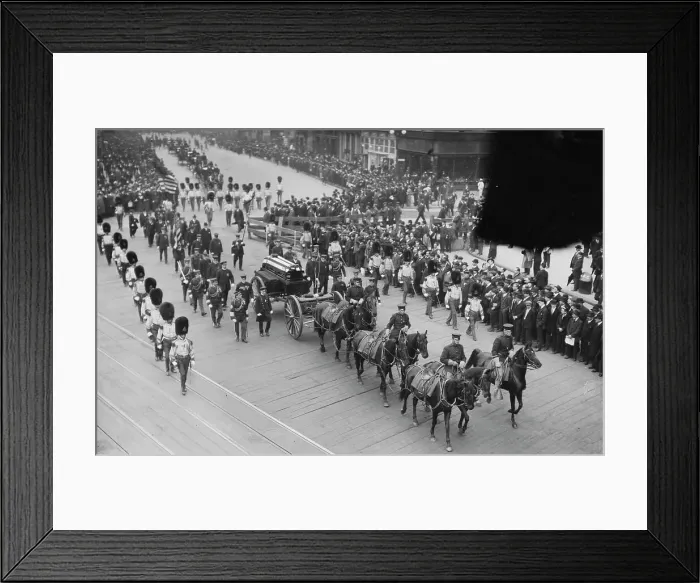 Framed Print : Sickles funeral, 1914. Creator: Bain News Service Framed Print : Sickles funeral, 1914. Creator: Bain News Service