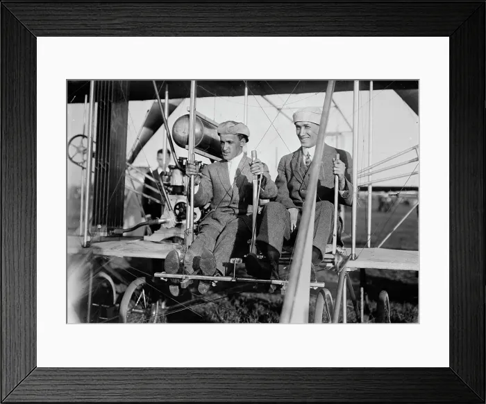 Framed Print : Al Welsh & G.W. Beatty, 1911. Creator: Bain News Service Framed Print : Al Welsh & G.W. Beatty, 1911. Creator: Bain News Service