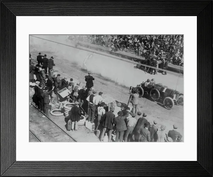 Framed Print : Starting Vanderbilt Cup Race, 1914. Creator: Bain News Service Framed Print : Starting Vanderbilt Cup Race, 1914. Creator: Bain News Service