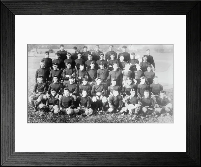 Framed Print : Carlisle football team, between c1910 and c1915. Creator: Bain News Service Framed Print : Carlisle football team, between c1910 and c1915. Creator: Bain News Service