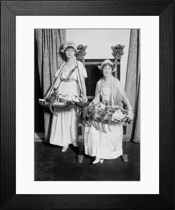 Framed Print : Marguerite Allen and May P. Todd, between c1910 and c1915. Creator: Bain News Service Framed Print : Marguerite Allen and May P. Todd, between c1910 and c1915. Creator: Bain News Service