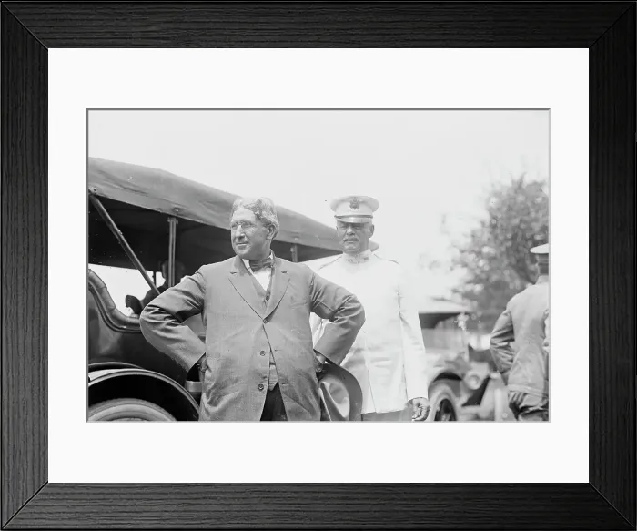 Framed Print : Secy Garrison [and] Gen. Leggett, 1913. Creator: Bain News Service