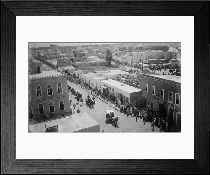 Framed Print : DUPLICATE (delete) Italians taking possession of Tripoli, 1911 or 1912. Creator: Bain News Service Framed Print : DUPLICATE (delete) Italians taking possession of Tripoli, 1911 or 1912. Creator: Bain News Service