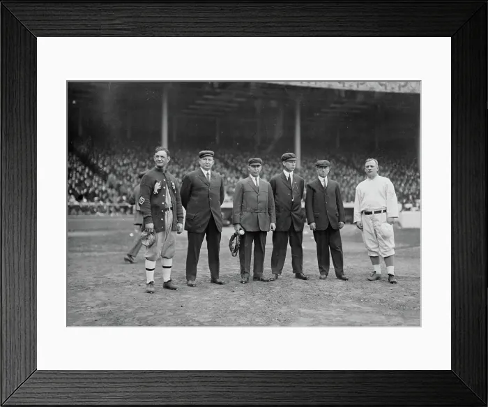 Framed Print : Umpires, World Series, 13, 1913. Creator: Bain News Service Framed Print : Umpires, World Series, 13, 1913. Creator: Bain News Service