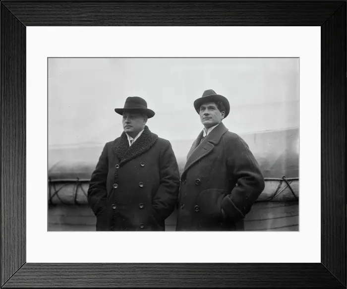 Framed Print : Carl Jorn and Adam Didur, between c1910 and c1915. Creator: Bain News Service Framed Print : Carl Jorn and Adam Didur, between c1910 and c1915. Creator: Bain News Service