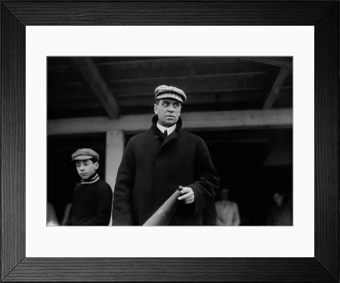 Framed Print : Rowing. Coach Jim Rice of Columbia with megaphone, 1910. Creator: Bain News Service Framed Print : Rowing. Coach Jim Rice of Columbia with megaphone, 1910. Creator: Bain News Service