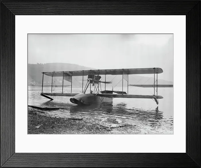 Framed Print : Doc Wildman in Curtiss Boat, between c1910 and c1915. Creator: Bain News Service Framed Print : Doc Wildman in Curtiss Boat, between c1910 and c1915. Creator: Bain News Service