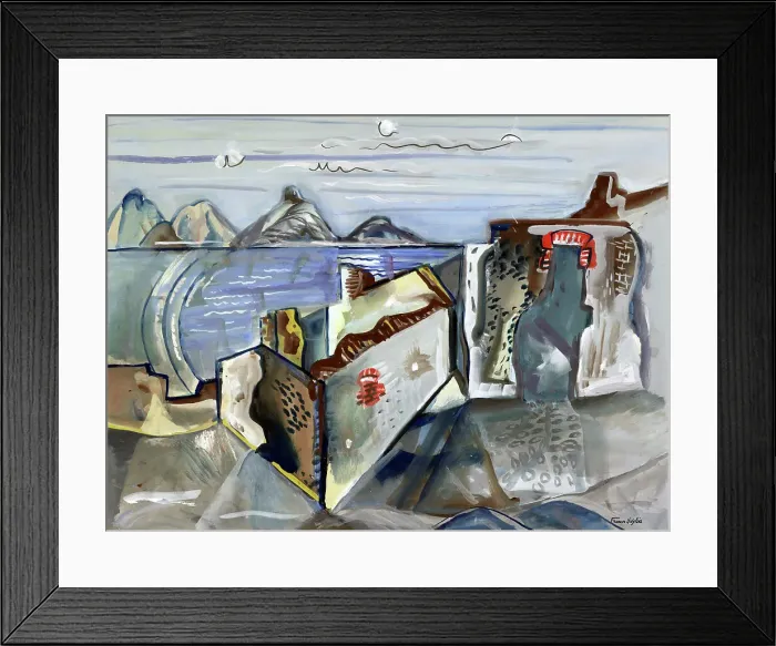 Framed Print : Ruins, 1937. Creator: Frances Hodgkins Framed Print : Ruins, 1937. Creator: Frances Hodgkins