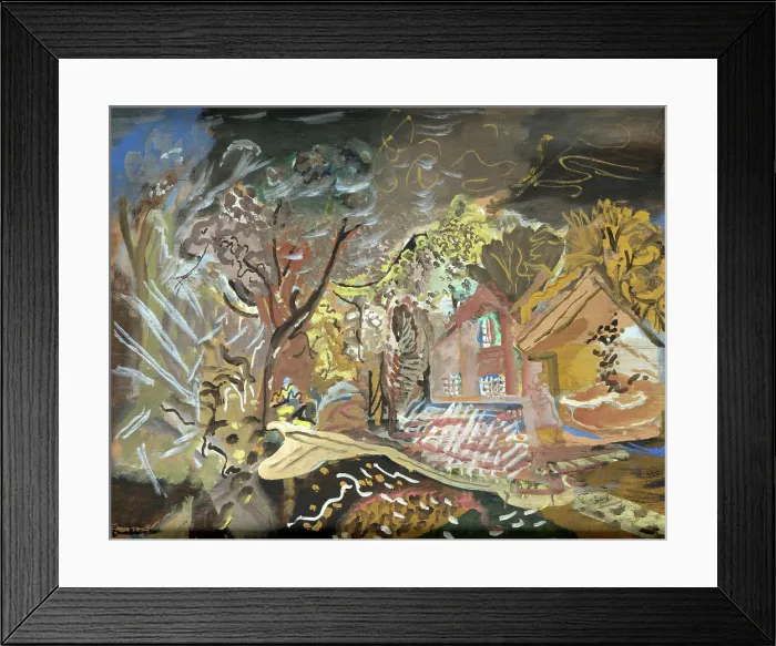 Framed Print : The Croft House, Bradford on Tone, Taunton, Somerset, 1946. Creator: Frances Hodgkins Framed Print : The Croft House, Bradford on Tone, Taunton, Somerset, 1946. Creator: Frances Hodgkins