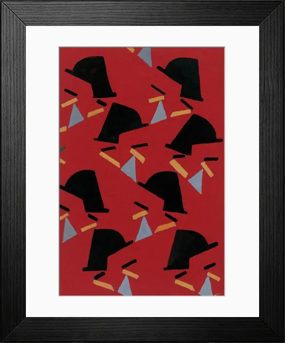 Framed Print : Untitled (Textile design no II), c1925. Creator: Frances Hodgkins Framed Print : Untitled (Textile design no II), c1925. Creator: Frances Hodgkins