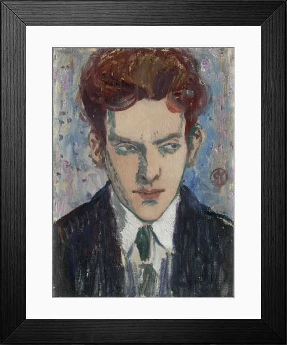 Framed Print : Edward McKnight Kauffer, c1915. Creator: Raymond McIntyre Framed Print : Edward McKnight Kauffer, c1915. Creator: Raymond McIntyre