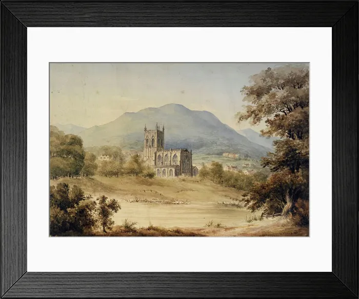 Framed Print : Malvern, 1809. Creator: James Bourne Framed Print : Malvern, 1809. Creator: James Bourne
