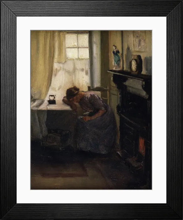 Framed Print : Tired, c1908. Creator: Mina Arndt Framed Print : Tired, c1908. Creator: Mina Arndt