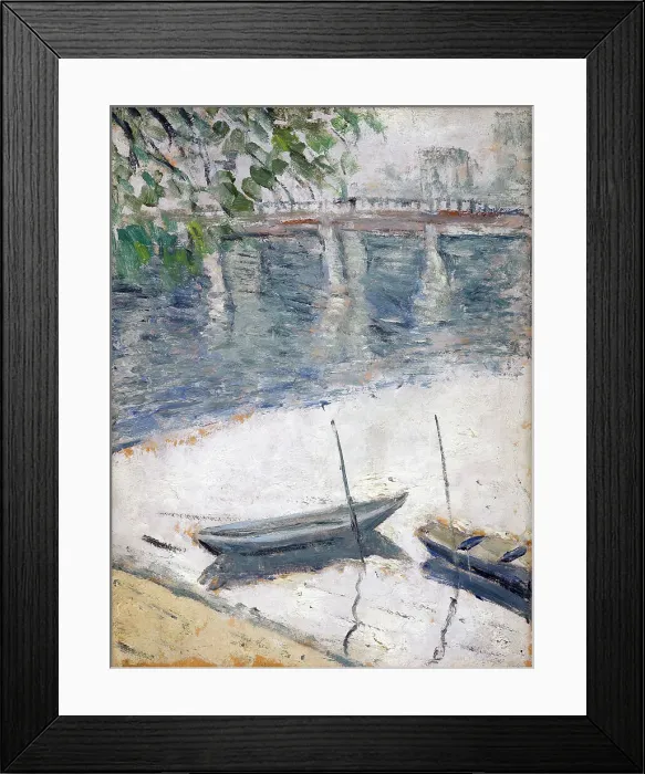 Framed Print : Morning on the Seine, c1921. Creator: Raymond McIntyre Framed Print : Morning on the Seine, c1921. Creator: Raymond McIntyre