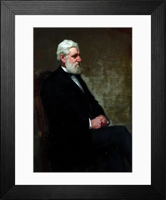 Framed Print : Portrait of Archibald Nairn, Esq. 1884. Creator: James McLauchlan Nairn Framed Print : Portrait of Archibald Nairn, Esq. 1884. Creator: James McLauchlan Nairn