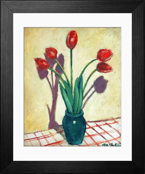 Framed Print : Tulips, c1925. Creator: Raymond McIntyre Framed Print : Tulips, c1925. Creator: Raymond McIntyre