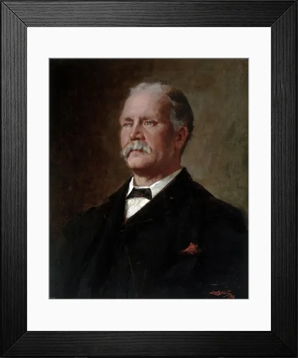 Framed Print : Portrait of the late John Newton, Esq. 1893. Creator: James McLauchlan Nairn Framed Print : Portrait of the late John Newton, Esq. 1893. Creator: James McLauchlan Nairn