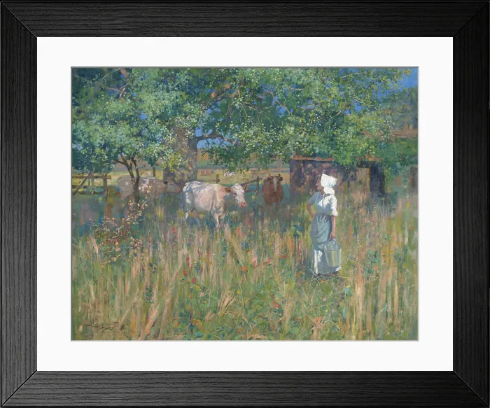Framed Print : Tess, 1893. Creator: James McLauchlan Nairn Framed Print : Tess, 1893. Creator: James McLauchlan Nairn