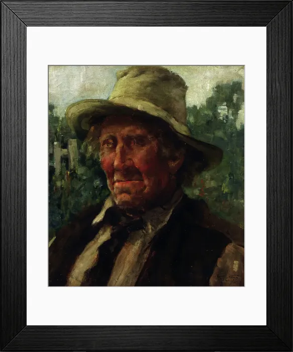 Framed Print : Job Mabey, 1895. Creator: James McLauchlan Nairn Framed Print : Job Mabey, 1895. Creator: James McLauchlan Nairn