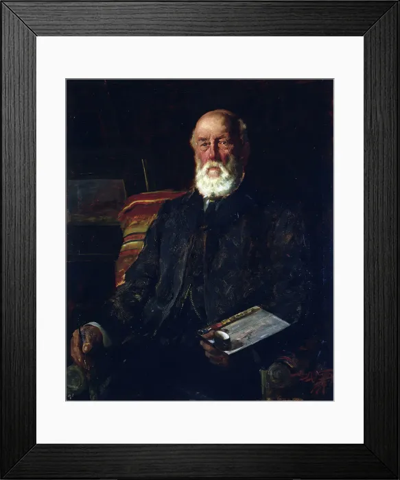 Framed Print : Portrait of C.D. Barraud, 1897. Creator: James McLauchlan Nairn Framed Print : Portrait of C.D. Barraud, 1897. Creator: James McLauchlan Nairn