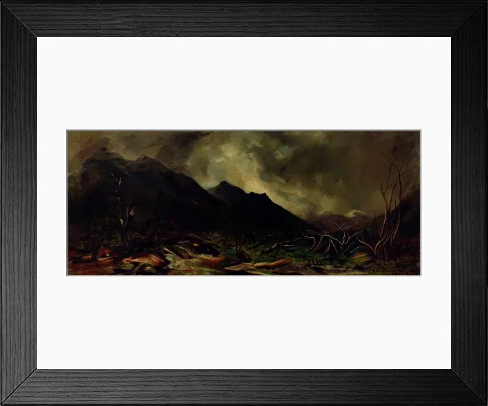 Framed Print : Mount Rolleston, Otira Gorge, West Coast, New Zealand, c1911. Creator: Petrus van der Velden Framed Print : Mount Rolleston, Otira Gorge, West Coast, New Zealand, c1911. Creator: Petrus van der Velden