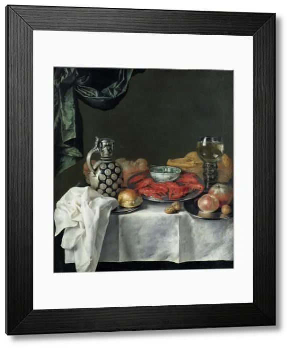 Framed Print : Still life, mid-to-late 17th century. Creator: Jan van Kessel II Framed Print : Still life, mid-to-late 17th century. Creator: Jan van Kessel II