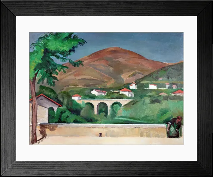 Framed Print : Le Parapet, Vence, 1914. Creator: Jean Marchand Framed Print : Le Parapet, Vence, 1914. Creator: Jean Marchand