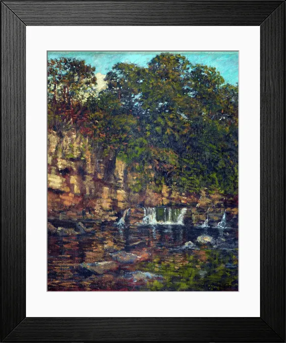 Framed Print : The waterfall, 1896. Creator: Philip Wilson Steer Framed Print : The waterfall, 1896. Creator: Philip Wilson Steer