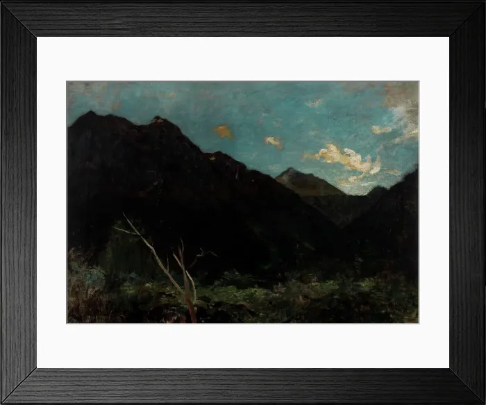 Framed Print : Mount Rolleston, c1893. Creator: Petrus van der Velden Framed Print : Mount Rolleston, c1893. Creator: Petrus van der Velden