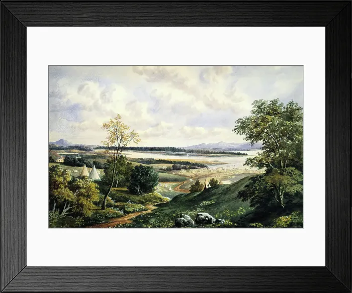 Framed Print : Shortland, Thames, c1868. Creator: John Barr Clark Hoyte Framed Print : Shortland, Thames, c1868. Creator: John Barr Clark Hoyte