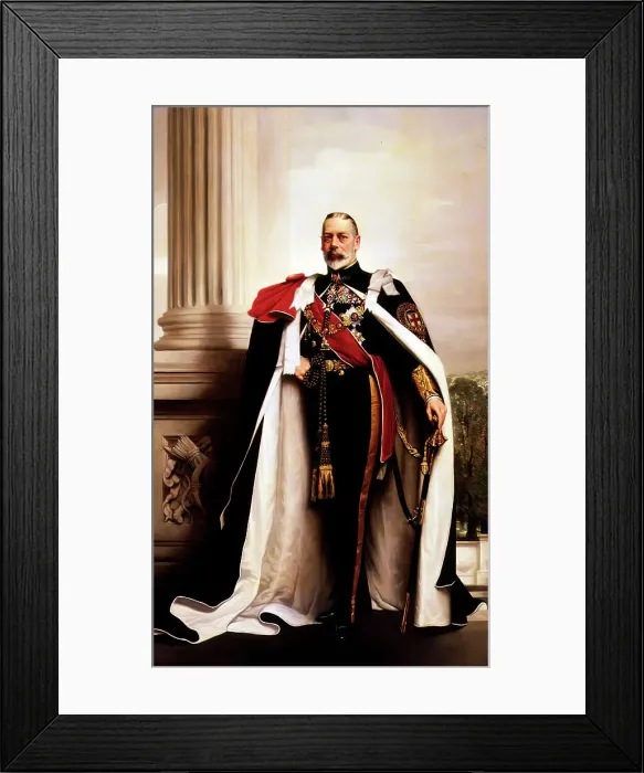 Framed Print : His late Majesty King George V, 1934-1935. Creator: John Saint-Helier Lander Framed Print : His late Majesty King George V, 1934-1935. Creator: John Saint-Helier Lander