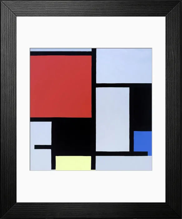 Framed Print : Composition, 1921. Creator: Piet Mondrian Framed Print : Composition, 1921. Creator: Piet Mondrian