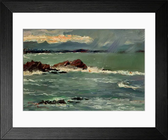 Framed Print : Biarritz, (c1900s). Creator: José Villegas Cordero Framed Print : Biarritz, (c1900s). Creator: José Villegas Cordero