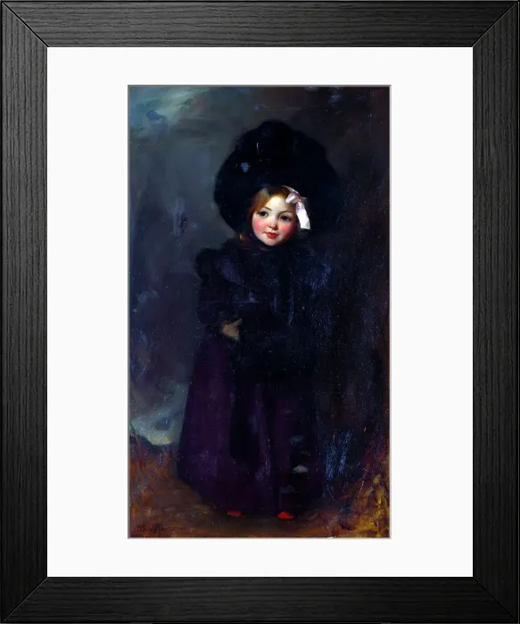 Framed Print : Gabrielle, 1908. Creator: Mary Young-Hunter Framed Print : Gabrielle, 1908. Creator: Mary Young-Hunter