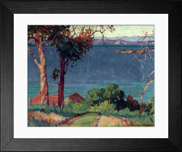 Framed Print : Across the Firth of Thames, c1925. Creator: Rhona Haszard Framed Print : Across the Firth of Thames, c1925. Creator: Rhona Haszard