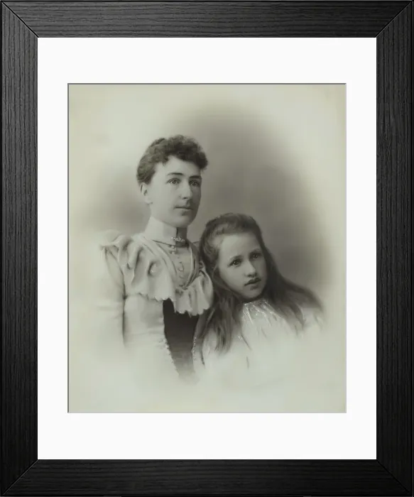 Framed Print : Mary Woods Rutledge, 1890s. Creator: Eden George Co. Ltd Framed Print : Mary Woods Rutledge, 1890s. Creator: Eden George Co. Ltd