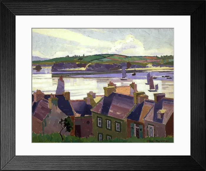 Framed Print : Morning calm, Camaret, 1926. Creator: Rhona Haszard Framed Print : Morning calm, Camaret, 1926. Creator: Rhona Haszard