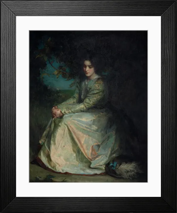 Framed Print : Blue and gold, 1909. Creator: William Mouat Loudan Framed Print : Blue and gold, 1909. Creator: William Mouat Loudan