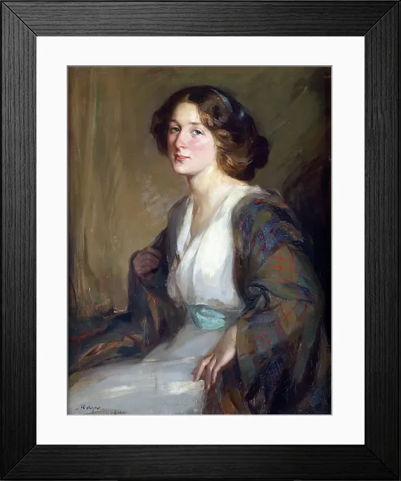 Framed Print : A winsome maid, c1911. Creator: Robert Hope Framed Print : A winsome maid, c1911. Creator: Robert Hope