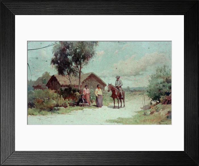 Framed Print : Copy of a painting, 1913. Creator: Robert Walrond Framed Print : Copy of a painting, 1913. Creator: Robert Walrond